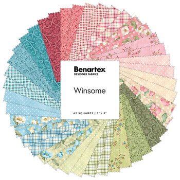Winsome  5" Squares by Nancy Halvorsen for Benartex