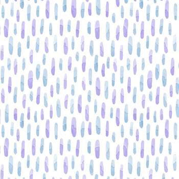 Rainbow in the Vale W110-031-167 Swatches Purple by Joy Hall for White Owl Textiles