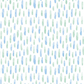 Rainbow in the Vale W110-031-178 Swatches Green by Joy Hall for White Owl Textiles