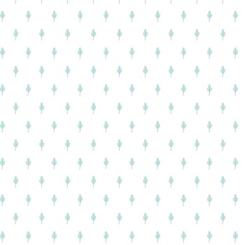 Woodland Lullaby W190-009-177 Leaves Sky by Lisa Perry for White Owl Textiles