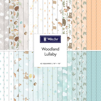 Woodland Lullaby  10" Stack by Lisa Perry for White Owl Textiles