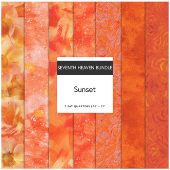 Seventh Heaven  Fat Quarter Bundle Sunset