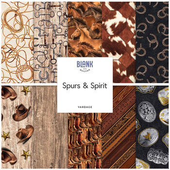 Spurs & Spirit  Yardage by Urban Essence Design for Blank Quilting