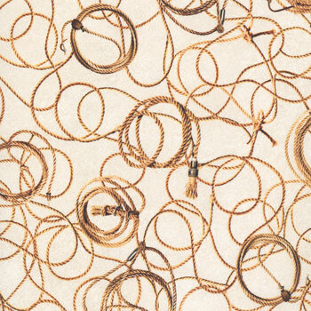 Spurs & Spirit 4524-41 Cream Lassos by Urban Essence Design for Blank Quilting
