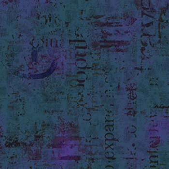 Just Sayin' 9522-75 Prussian Blue by Chelsea DesignWorks for Studio E Fabrics