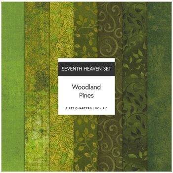  Seventh Heaven  Fat Quarter Bundle Woodland Pines