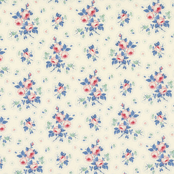 Something Blue TIL100669 First Kiss Cream by Tone Finnanger for Tilda