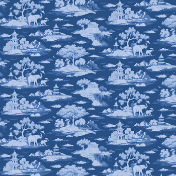 Something Blue TIL100680 Cottonview Night by Tone Finnanger for Tilda