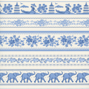 Something Blue TIL110170 Borders Blue by Tone Finnanger for Tilda