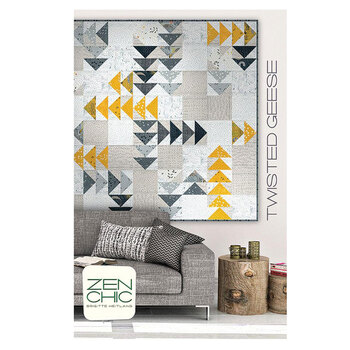 Zen Chic Twisted Geese Quilt Pattern
