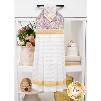  Hanging Towel Precut Kit - Sweet Honey Bee - Lavender