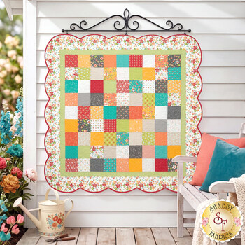  Charming Picnic Quilt Kit - In the Garden