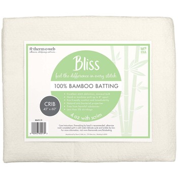 Therm O Web Bliss Crib Size Bamboo Batting