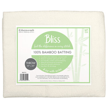 Therm O Web Bliss Throw Size Bamboo Batting