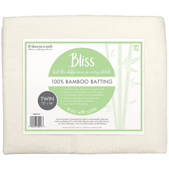 Therm O Web Bliss Twin Size Bamboo Batting