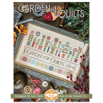 Garden of Quilts Cross Stitch Pattern