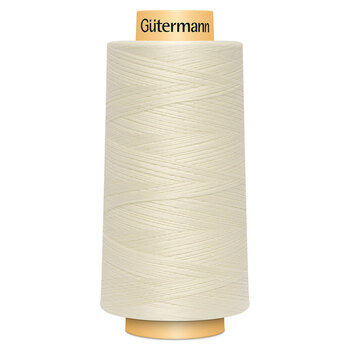 Gütermann 50wt Solid Cotton Thread 732371-618 Egg White - 3000yd