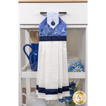  Hanging Towel Precut Kit - Blue Belle - Blue