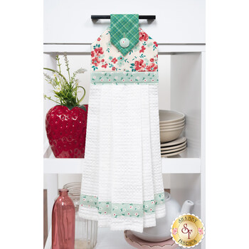  Hanging Towel Precut Kit - Berry & Sage - Sage