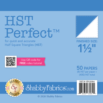 HST Perfect 1.5" Half Square Triangle Paper