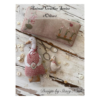 Animal Crackers Series - Olive Cross Stitch Pattern