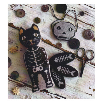 Animal Crackers Series - Bones Cross Stitch Pattern