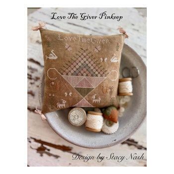 Love The Giver Pinkeep Cross Stitch Pattern