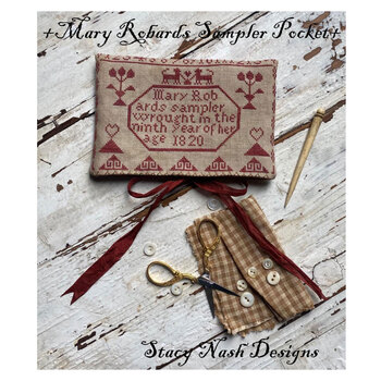 Mary Robards Pocket 1820 - Cross Stitch Pattern