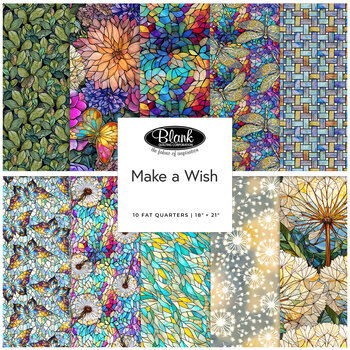 Make a Wish  Fat Quarter Bundle by Claudia McKinney for Blank Quilting