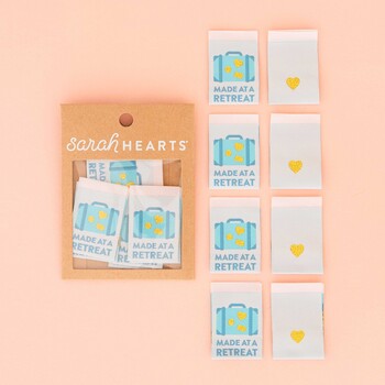 Sew In Labels - Made at a Retreat - 8ct
