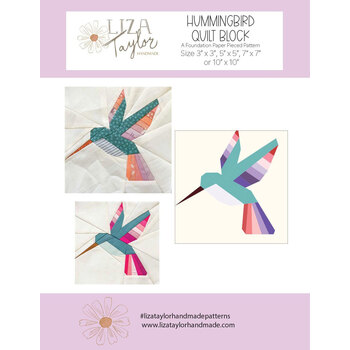 Handmade Hummingbird Quilt Block Pattern