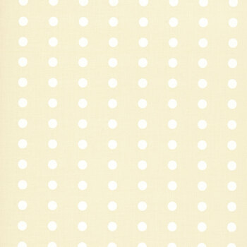 Corsage RS6064-11 Swatch Dots White on Natural by Ruby Star Society for Moda Fabrics