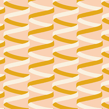 Corsage RS6063-11 Ribbons Creamsicle by Ruby Star Society for Moda Fabrics