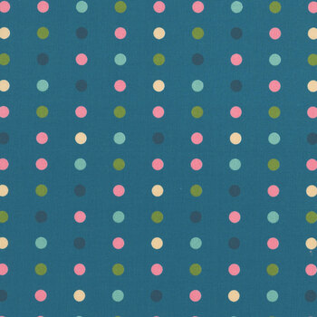Corsage RS6064-17 Swatch Dots Teal by Ruby Star Society for Moda Fabrics