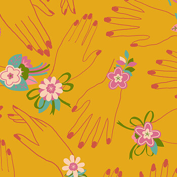 Corsage RS6058-11 Corsage Goldenrod by Ruby Star Society for Moda Fabrics