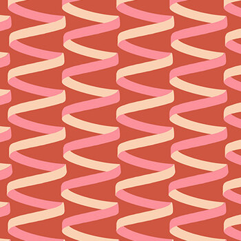 Corsage RS6063-12 Ribbons Persimmon by Ruby Star Society for Moda Fabrics
