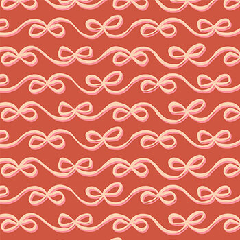 Corsage RS6062-13 Bows Persimmon by Ruby Star Society for Moda Fabrics