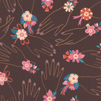 Corsage RS6058-13 Corsage Eggplant by Ruby Star Society for Moda Fabrics