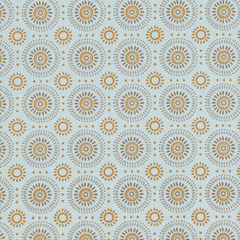 Wildly Cute Safari 39083-13 Sunshine Sky by Elena Amo for Moda Fabrics