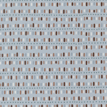 Wildly Cute Safari 39087-13 Tribal Stripes Sky by Elena Amo for Moda Fabrics