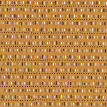 Wildly Cute Safari 39087-16 Tribal Stripes Golden by Elena Amo for Moda Fabrics
