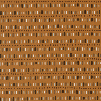 Wildly Cute Safari 39087-16 Tribal Stripes Golden by Elena Amo for Moda Fabrics