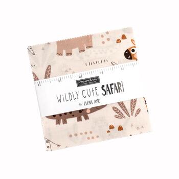 Wildly Cute Safari  Charm Pack by Elena Amo for Moda Fabrics