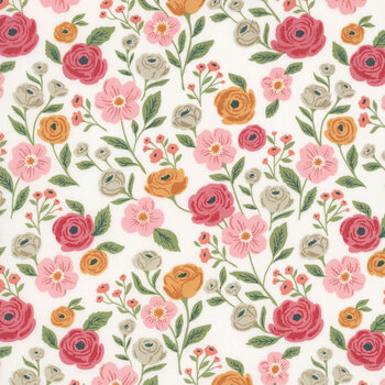 Garden Glam 5270-11 Petal Pusher Cream by Lella Boutique for Moda Fabrics