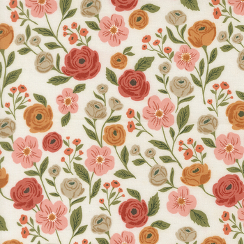 Garden Glam 5270-11 Petal Pusher Cream by Lella Boutique for Moda Fabrics
