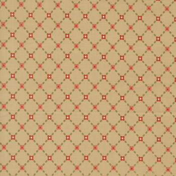 Garden Glam 5273-12 Perennial Oatmeal by Lella Boutique for Moda Fabrics