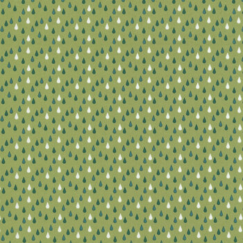 Garden Glam 5274-16 Raindrop Grass by Lella Boutique for Moda Fabrics