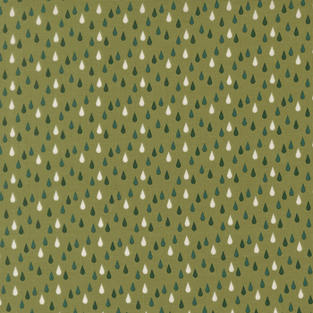 Garden Glam 5274-16 Raindrop Grass by Lella Boutique for Moda Fabrics