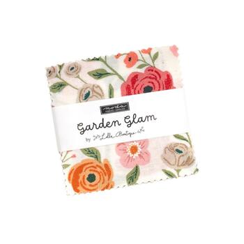 Garden Glam  Mini Charm Pack by Lella Boutique for Moda Fabrics