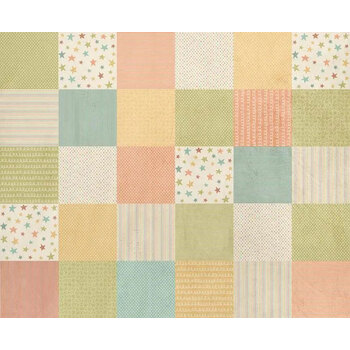 Cuddle Crew Quilting Cuddle 21011-11QC Patchwork Multi by Stacy Iest Hsu for Moda Fabrics